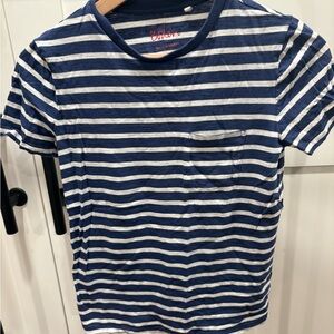 Mini Boden Boy’s Navy and White Striped Top